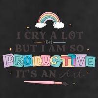 I Cry A Lot I Am So Productive ItS An Art Ttpd Taylor Lover Large Microfiber Waffle Golf Towel