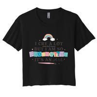 I Cry A Lot I Am So Productive ItS An Art Ttpd Taylor Lover Women's Crop Top Tee