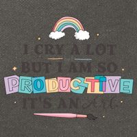 I Cry A Lot I Am So Productive ItS An Art Ttpd Taylor Lover Cotton Canvas Backpack