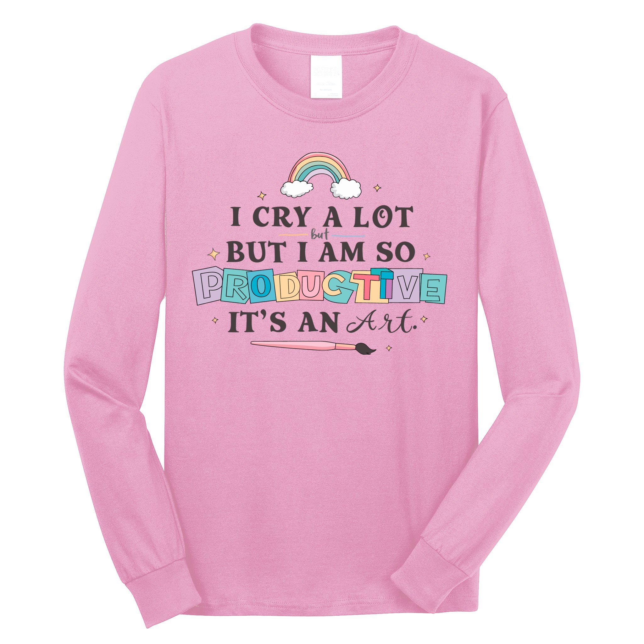 I Cry A Lot I Am So Productive ItS An Art Ttpd Taylor Lover Long Sleeve Shirt