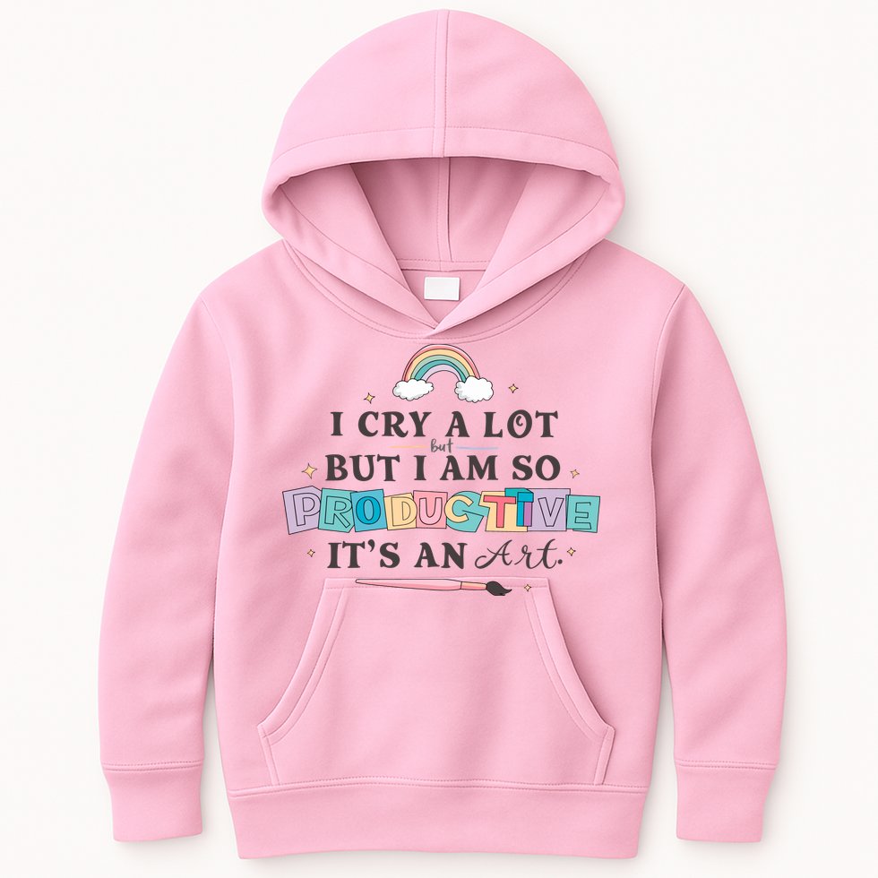 I Cry A Lot I Am So Productive ItS An Art Ttpd Taylor Lover Kids Hoodie