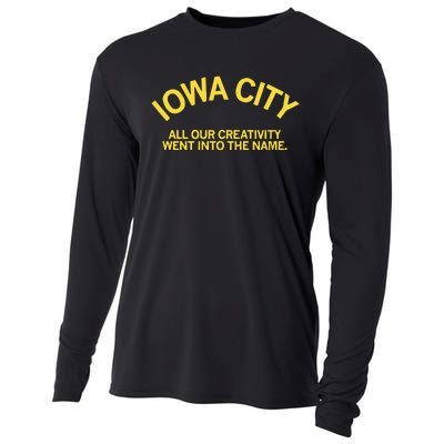 Iowa City All Our Creativity Went Into The Name Cooling Performance Long Sleeve Crew