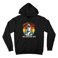 I Created A Monster She Call Me Dad Softball Baseball Lover Hoodie