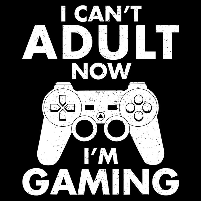 I CanT Adult Now IM Gaming Gamer Gift Impact Tech Backpack