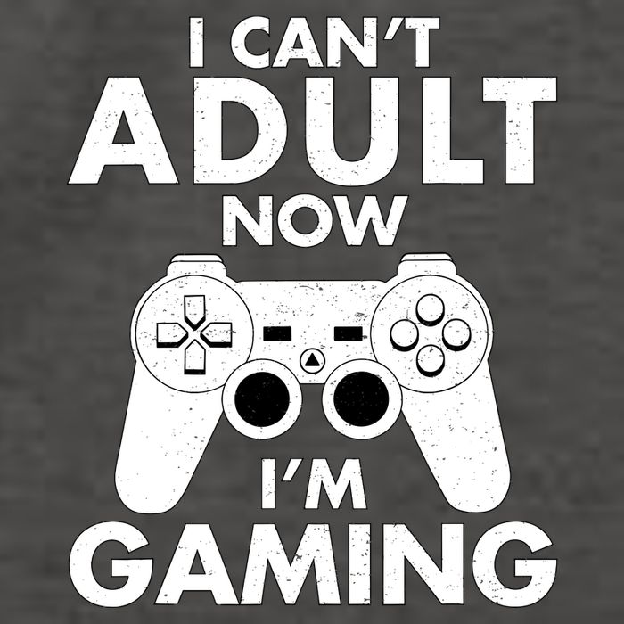I CanT Adult Now IM Gaming Gamer Gift Vector Backpack