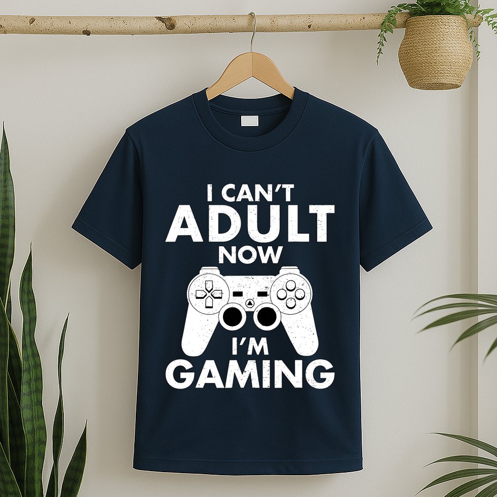 I CanT Adult Now IM Gaming Gamer Gift T-Shirt