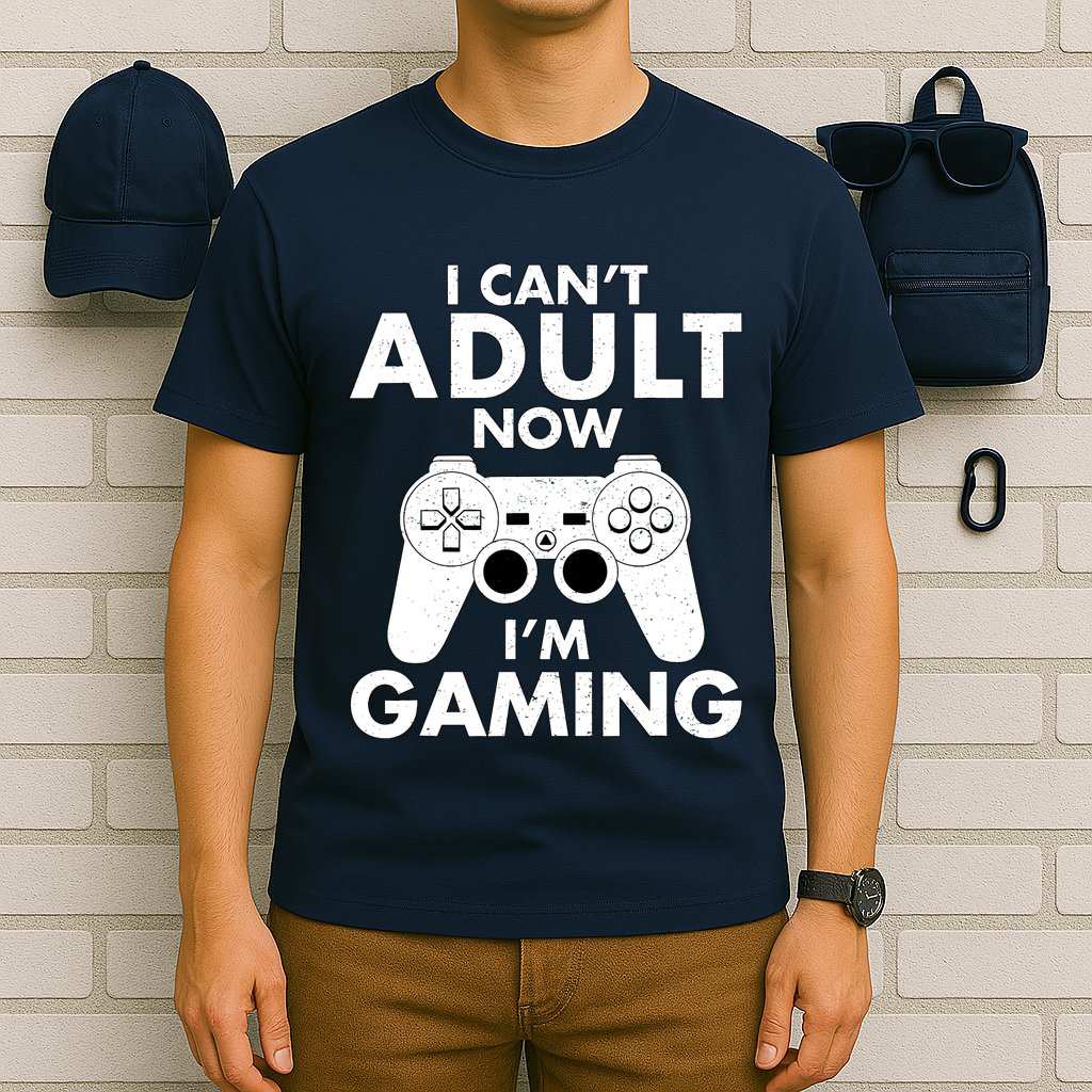 I CanT Adult Now IM Gaming Gamer Gift T-Shirt