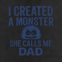 I Created a Monster - Perfect for Father's Day Gifts Adult Drive Performance Visor