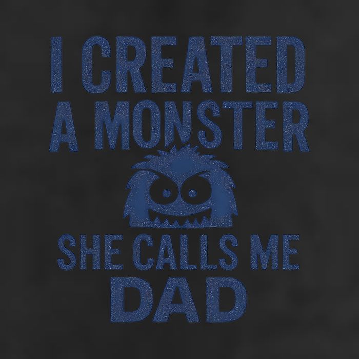 I Created a Monster - Perfect for Father's Day Gifts Adult Drive Performance Visor