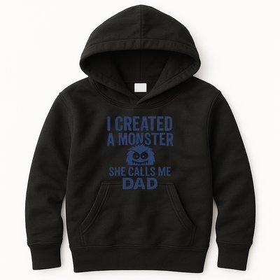 I Created a Monster - Perfect for Father's Day Gifts Kids Hoodie