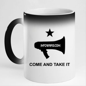 Infowars.Com Come And Take It 11oz Black Color Changing Mug