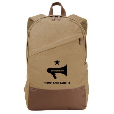 Infowars.Com Come And Take It Cotton Canvas Backpack