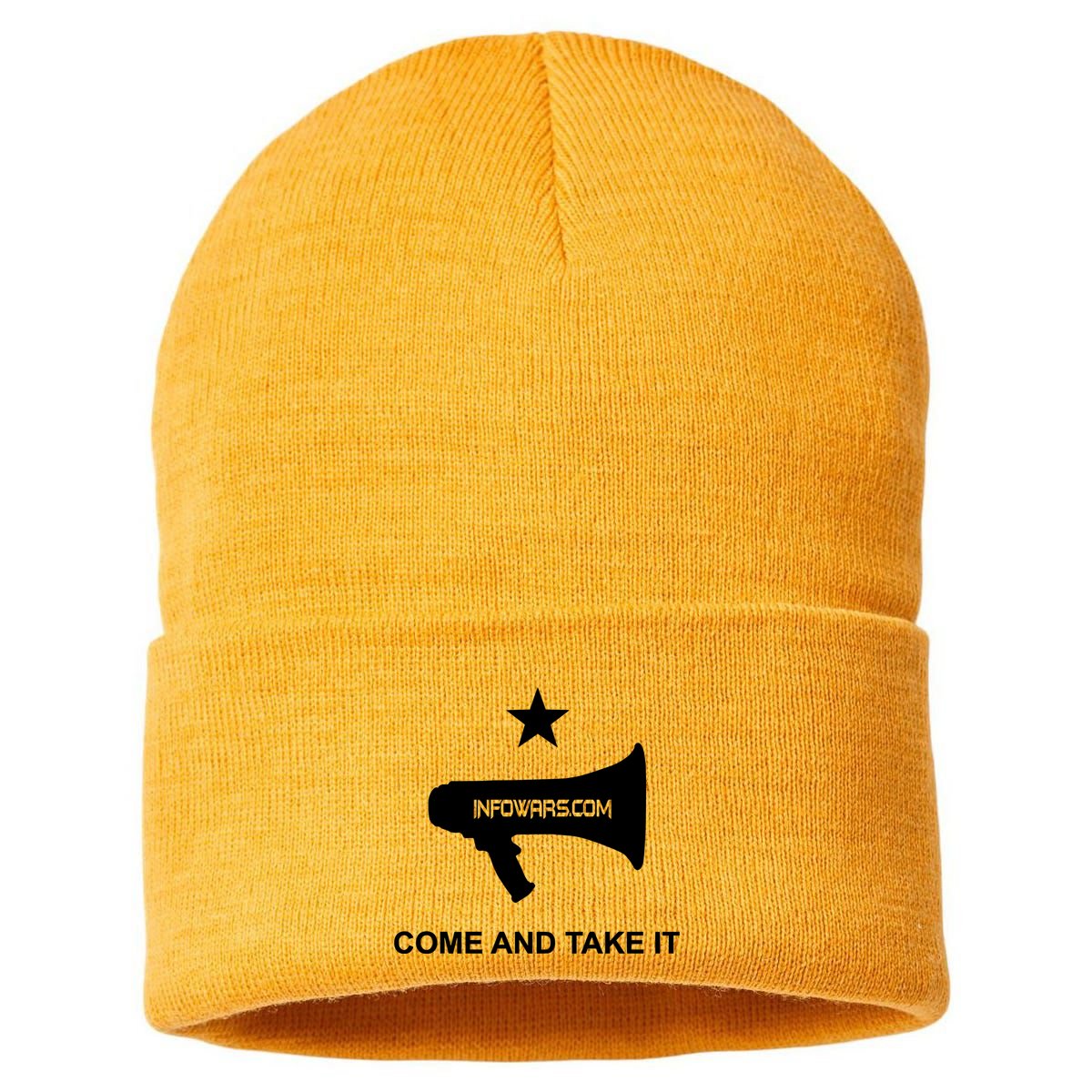 Infowars.Com Come And Take It Sustainable Knit Beanie