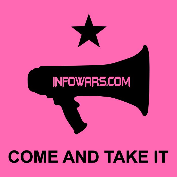 Infowars.Com Come And Take It Stripe Pom Pom Beanie