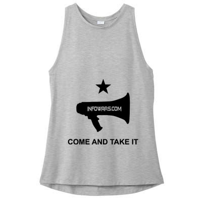 Infowars.Com Come And Take It Ladies PosiCharge Tri-Blend Wicking Tank