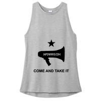 Infowars.Com Come And Take It Ladies PosiCharge Tri-Blend Wicking Tank