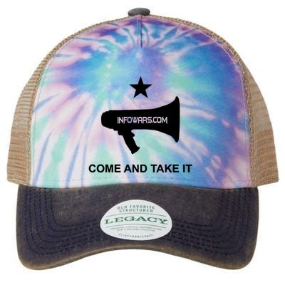 Infowars.Com Come And Take It Legacy Tie Dye Trucker Hat