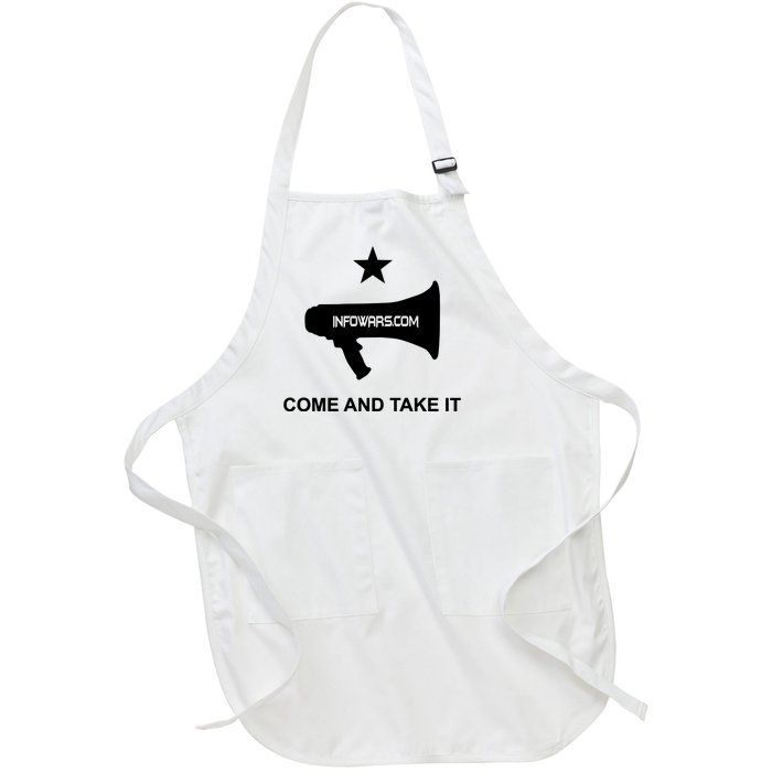 Infowars.Com Come And Take It Full-Length Apron With Pockets