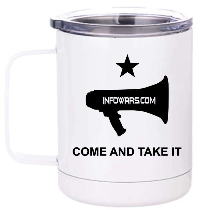 Infowars.Com Come And Take It 12 oz Stainless Steel Tumbler Cup