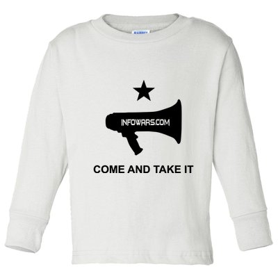 Infowars.Com Come And Take It Toddler Long Sleeve Shirt