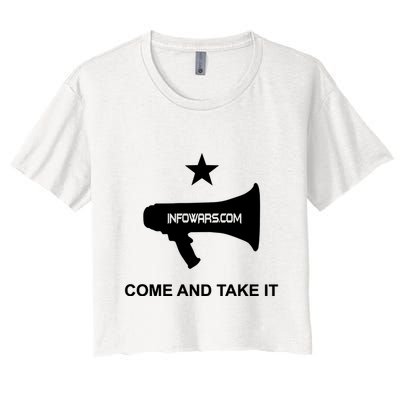 Infowars.Com Come And Take It Crop Top