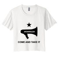 Infowars.Com Come And Take It Crop Top
