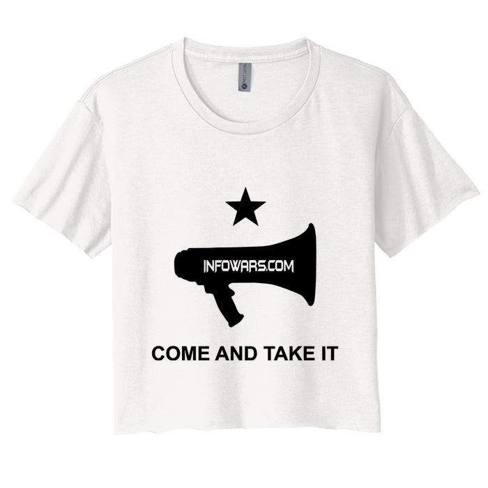 Infowars.Com Come And Take It Crop Top