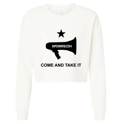 Infowars.Com Come And Take It Cropped Pullover Crew