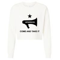 Infowars.Com Come And Take It Cropped Pullover Crew