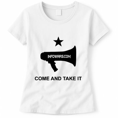 Infowars.Com Come And Take It Womens T-Shirt