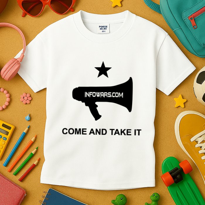 Infowars.Com Come And Take It Kids T-Shirt