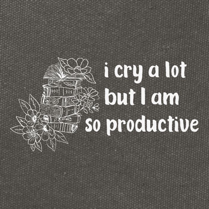 I Cry A Lot But I Am So Productive Country Music Fan Lover Cotton Canvas Backpack
