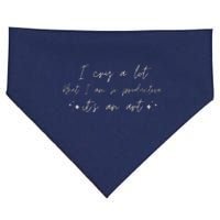 I Cry A Lot But I Am So Productive ItS An Art Funny USA-Made Doggie Bandana