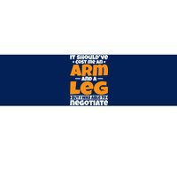 It Cost An Arm And A Leg Funny Amputation Leg Amputee Bumper Sticker