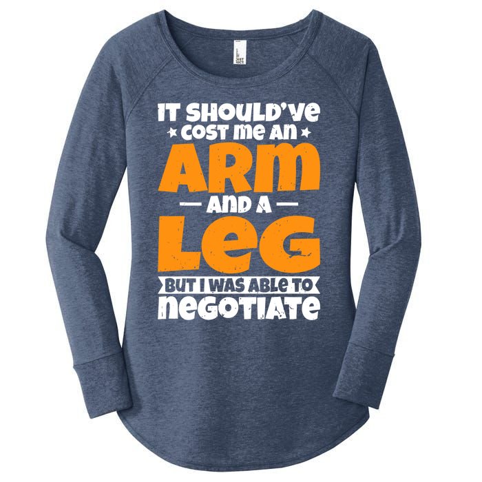 It Cost An Arm And A Leg Funny Amputation Leg Amputee Women's Perfect Tri Tunic Long Sleeve Shirt