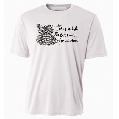 I Cry A Lot But I Am So Productive Cooling Performance Crew T-Shirt