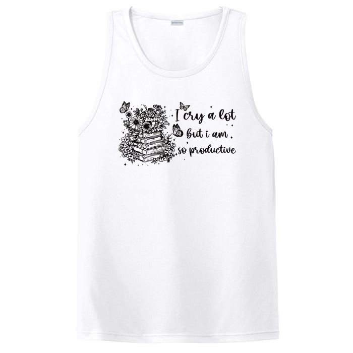 I Cry A Lot But I Am So Productive PosiCharge Competitor Tank