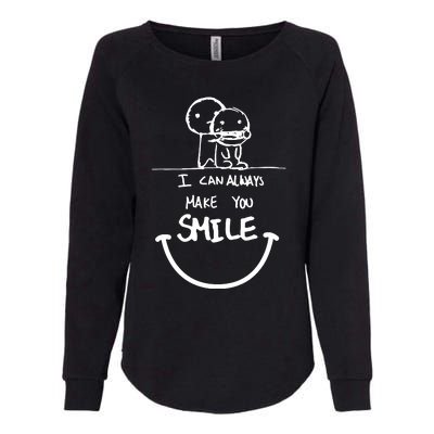 I Can Always Make You Smile Womens California Wash Sweatshirt