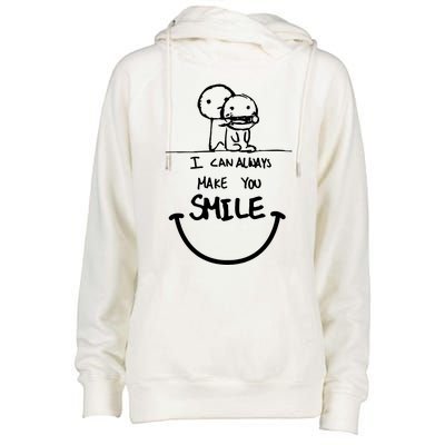 I Can Always Make You Smile Womens Funnel Neck Pullover Hood