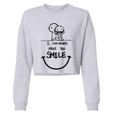 I Can Always Make You Smile Cropped Pullover Crew