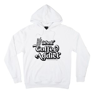 Iced Coffee Addict for Retro Iced Coffee Latte Lovers Hoodie