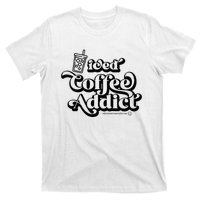 Iced Coffee Addict for Retro Iced Coffee Latte Lovers T-Shirt