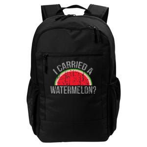 I Carried A Watermelon Funny Dancing For Dancers Daily Commute Backpack