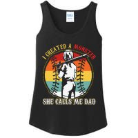 I Created A Monster She Call Me Dad Ladies Essential Tank