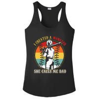 I Created A Monster She Call Me Dad Ladies PosiCharge Competitor Racerback Tank