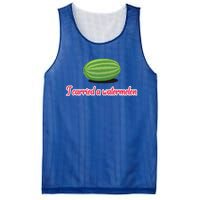 I Carried A Watermelon Mesh Reversible Basketball Jersey Tank