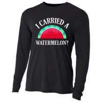 I Carried A Watermelon Funny Dancing Cooling Performance Long Sleeve Crew