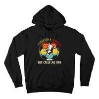 I Created A Monster She Call Me Dad Soccer Dad Tall Hoodie