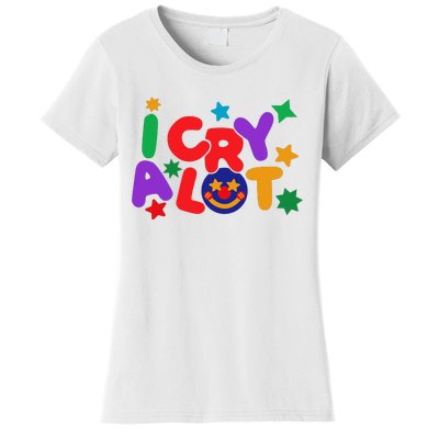 I Cry A Lot Funny Meme Women's T-Shirt