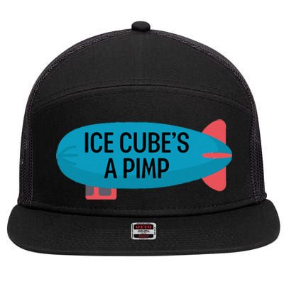 Ice CubeS A Pimp 7 Panel Mesh Trucker Snapback Hat